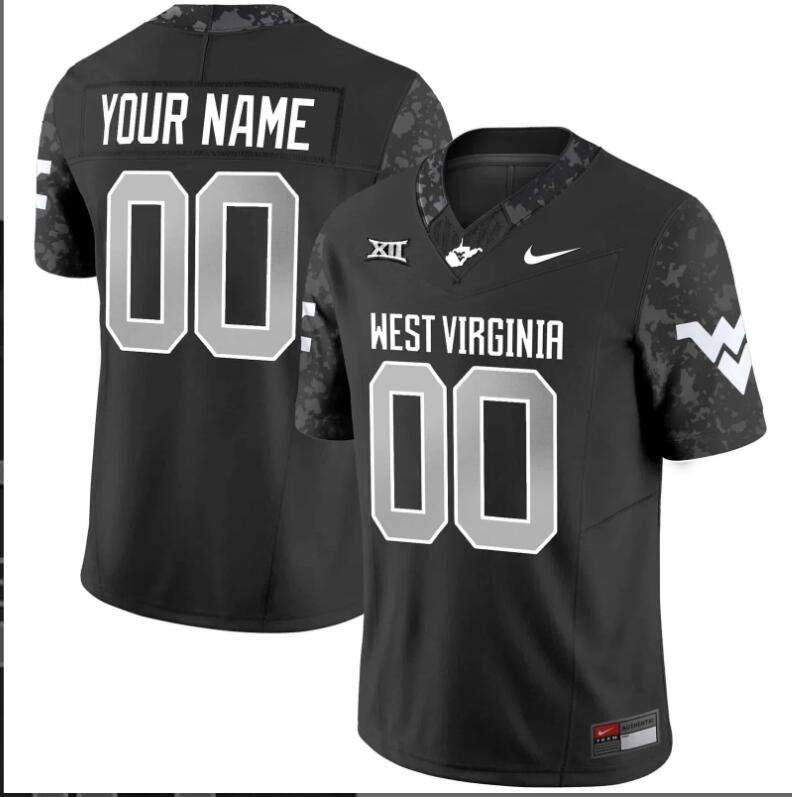 Men West Virginia Mountaineers 2024 Vapor Custom Limited NCAA jerseys->customized nfl jersey->Custom Jersey